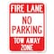 Signmission No Parking Tow-Away Zone Heavy-Gauge Aluminum Rust Proof Parking Sign, 18" x 24", A-1824-23605 A-1824-23605 - alternate 1